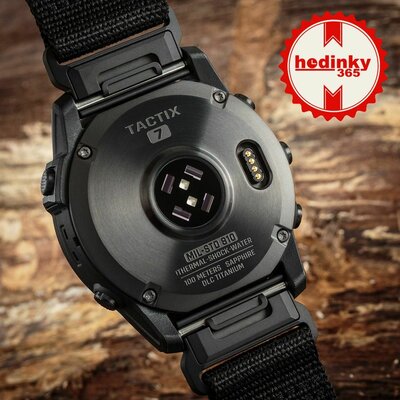 Garmin Tactix 7 PRO Solar Sapphire Black Nylon Band (+ reserveriempje)