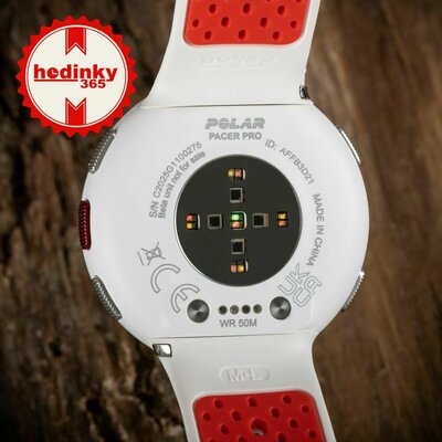 Polar Pacer Pro Snow White, maat S-L