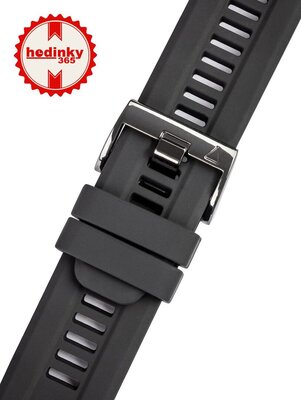 Siliconen bandje Ricardo 26mm (pro Garmin Fenix 8/7X/6X (51mm), Tactix aj.), zwart, QuickFit