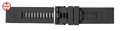Siliconen bandje Ricardo 26mm (pro Garmin Fenix 8/7X/6X (51mm), Tactix aj.), zwart, QuickFit