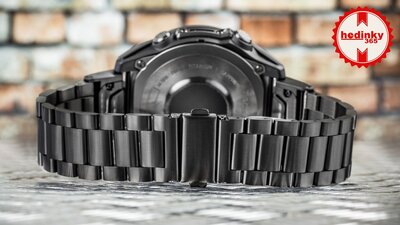 Roestvrijstalen horlogeband Ricardo 22mm (voor Garmin Fenix 8/7/6 (47mm), Epix 2 enz.), zwart V1, QuickFit