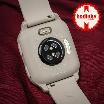 Garmin Venu Sq 2 Music, Cream Gold / Grey Band