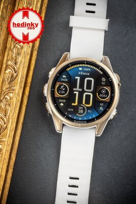 Siliconen bandje Ricardo 20mm (pro Garmin Fenix 8/7S/6S (43mm), aj.), wit, QuickFit