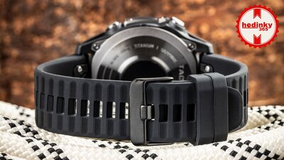 Siliconen bandje Ricardo 22mm (pro Garmin Fenix 8/7/6 (47mm), Epix 2 aj.), zwart V1, QuickFit