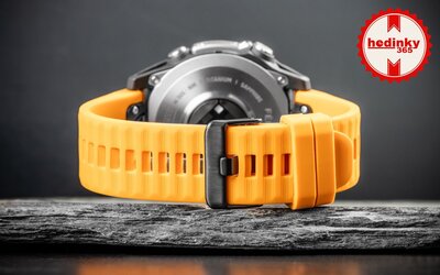 Siliconen bandje Ricardo 22mm (pro Garmin Fenix 8/7/6 (47mm), Epix 2 aj.), oranje V1, QuickFit