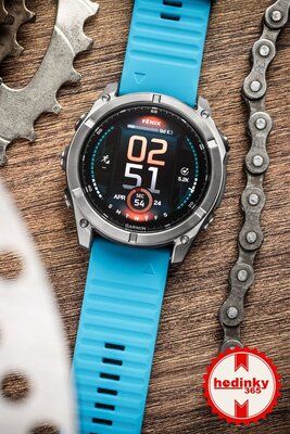 Siliconen bandje Ricardo 26mm (pro Garmin Fenix 8/7X/6X (51mm), Tactix aj.), blauw V3, QuickFit