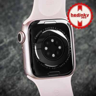 Apple Watch Series 9 GPS 41mm Pink Aluminium Case / Light Pink Sport Band - S/M