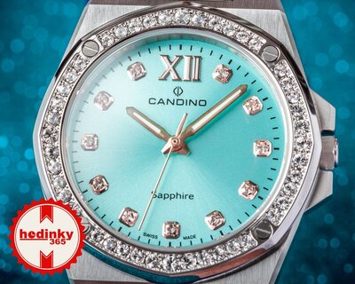 Candino Lady Elegance C4751/2 (in de kleur Tiffany Blue)