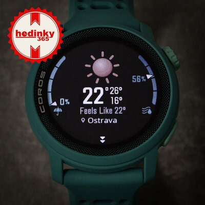 Coros Pace 3 Emerald / Silicone Band