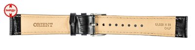 Leren riempje Orient UL020018J0 20mm (voor het model RA-AP01), zwart