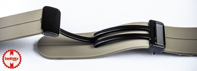 Siliconen bandje Ricardo 22mm (pro Huawei Watch GT 4, 5), bruin, Quick Release