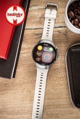 Huawei Watch 5 42mm LTE Silver, White Composite Strap